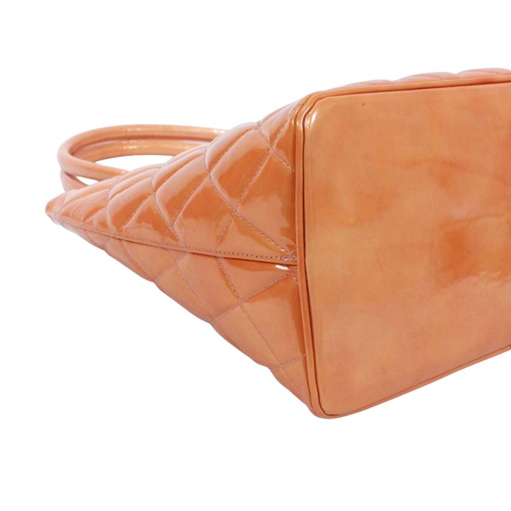 CHANEL Orange Leather Reissue Tote Bag - Picture 6 of 16